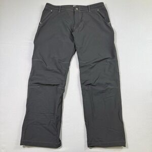 Kuhl‎ Destroyr Pants Mens 40x32 Black Soft Shell Articulated Knee Outdoor Hiking